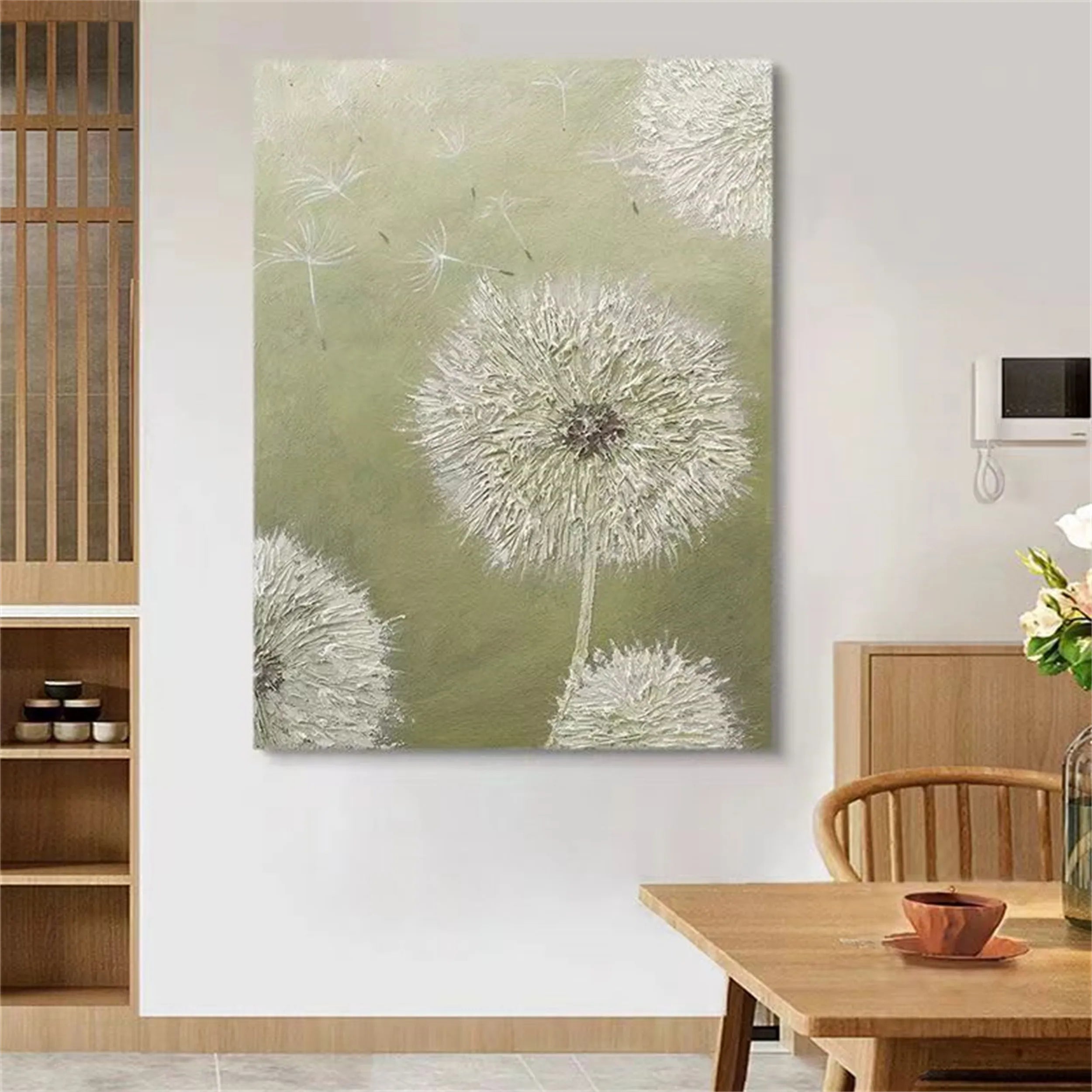 Flower & Tree Abstract Textured Wall Art #ML026