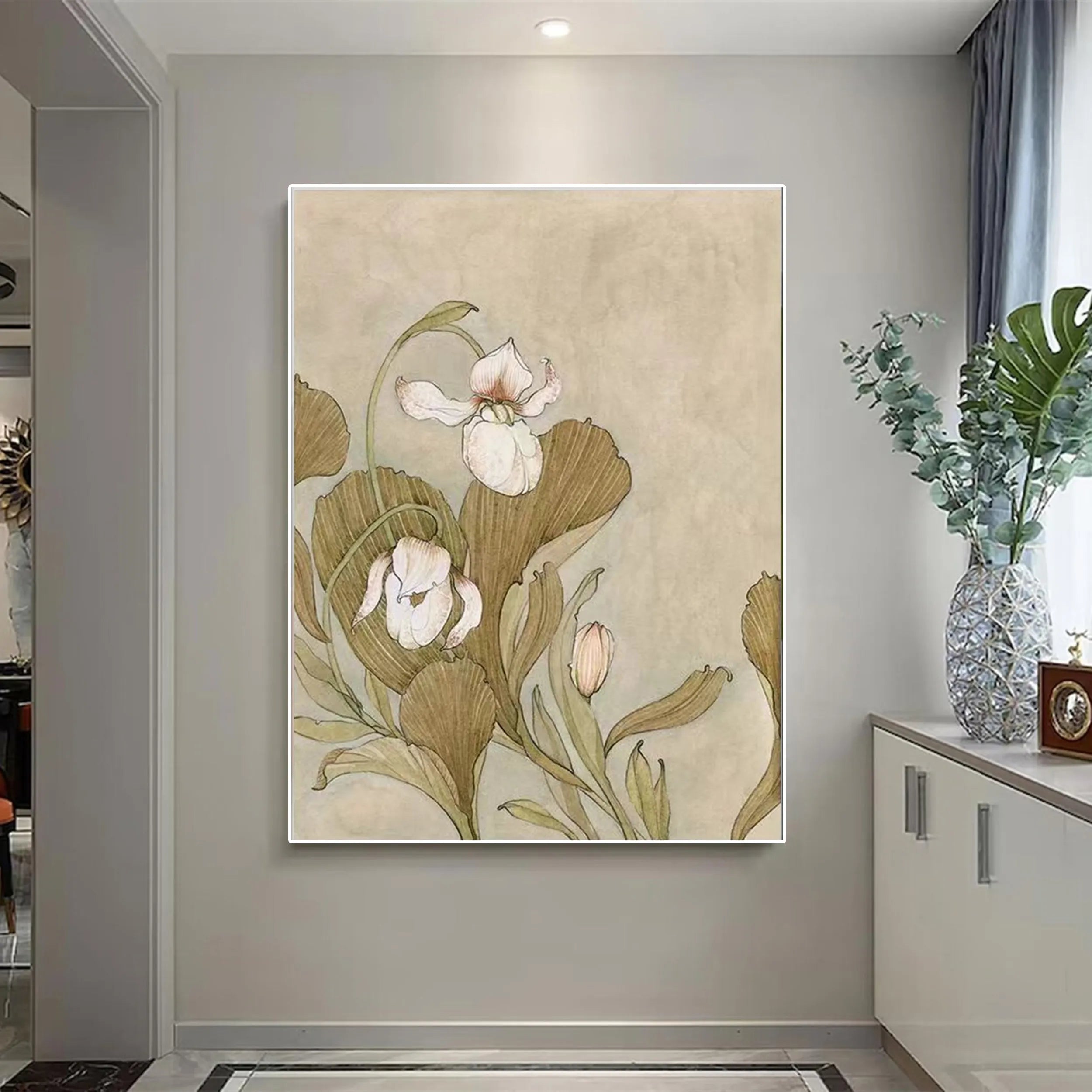 Flower & Tree Abstract Wall Art #ML024