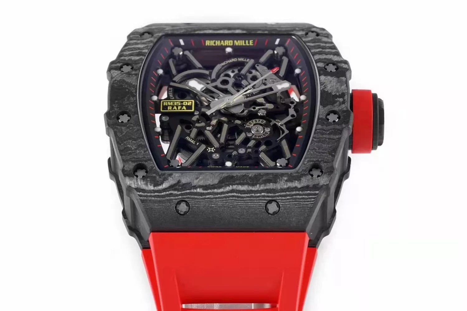 RM 35-02 Noir Rouge 42mm 