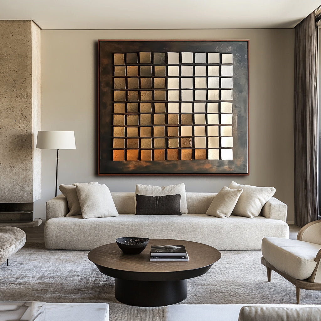 Earthy Geometric Wall Art-wp241998