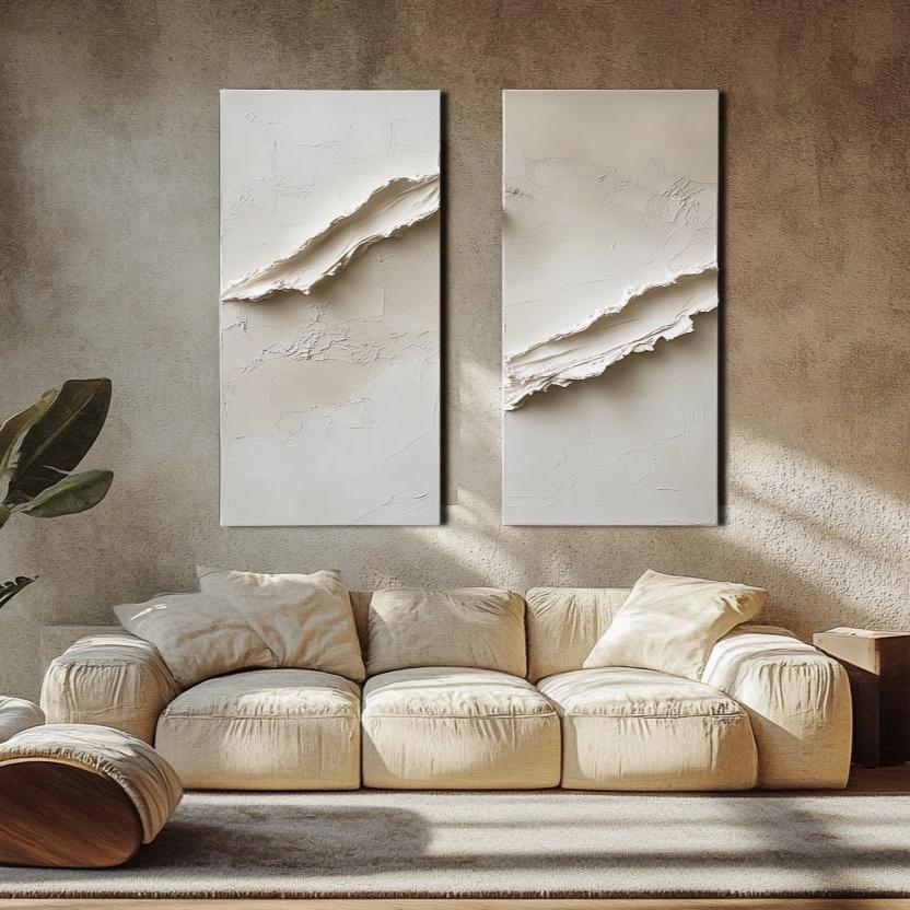 Textured Abstract Waves in Neutral Tones-wp240828