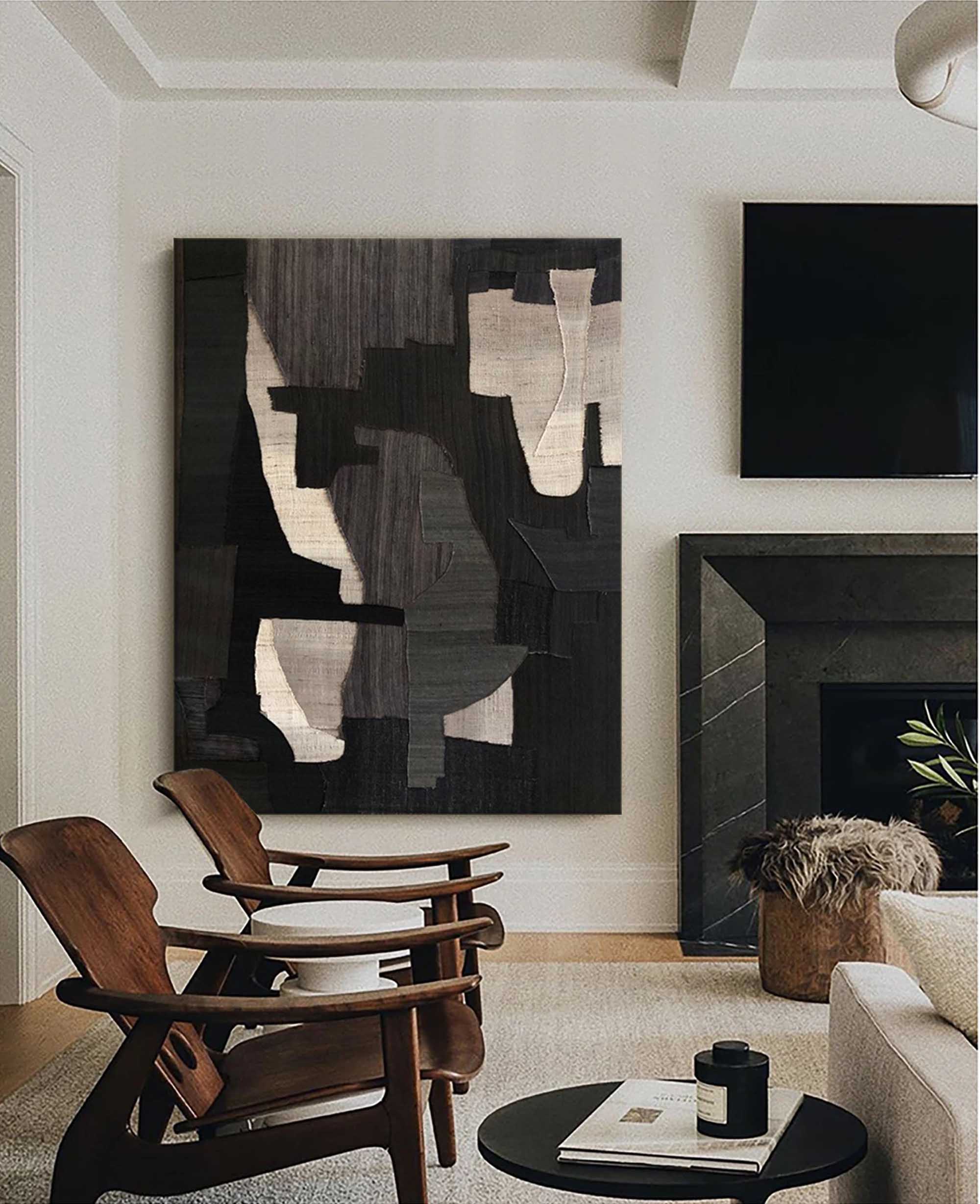 MINIMALIST GEOMETRIC ART- Shades of Silence