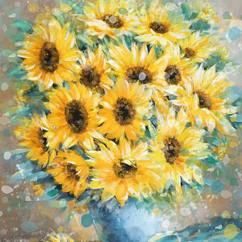 Sunflowers in Vase