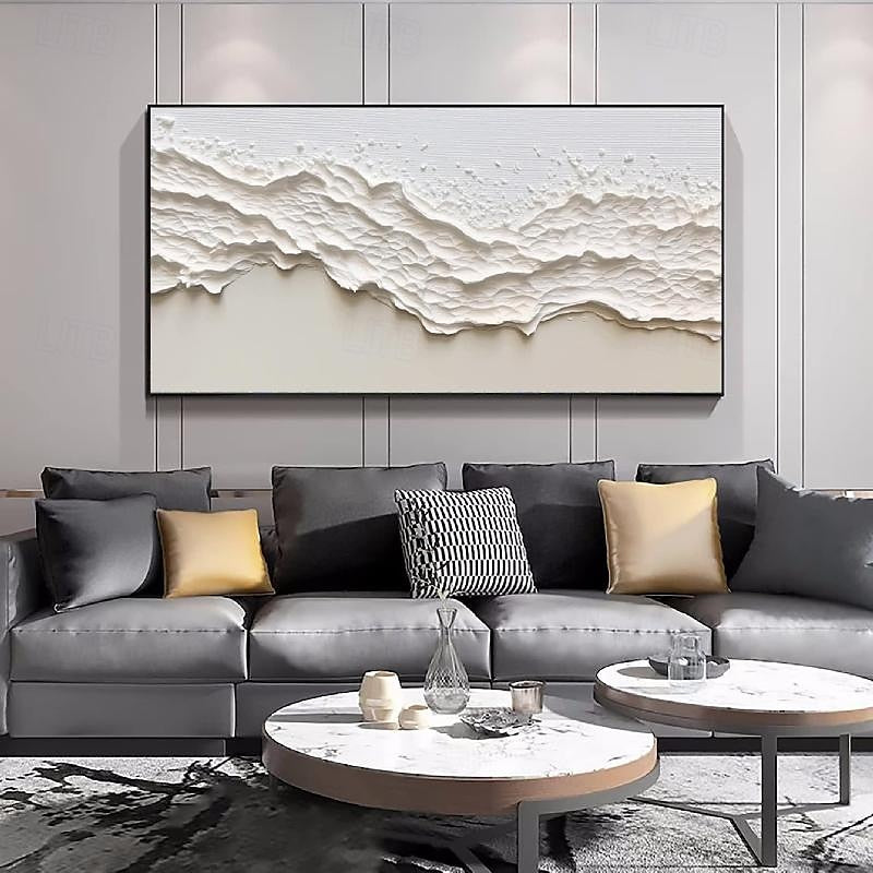 Whispers of the Horizon: 3D Textured Canvas