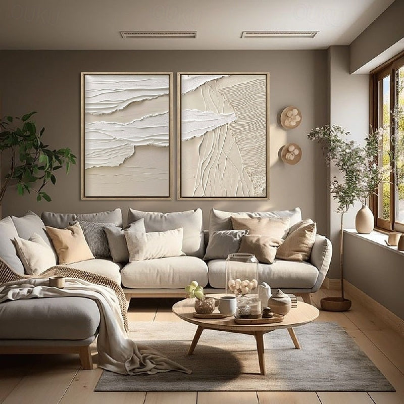 Wabi-Sabi Layers: Beige Serenity