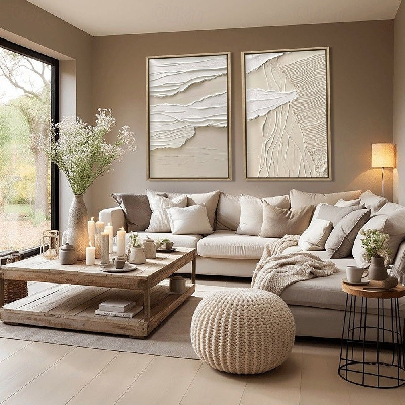 Wabi-Sabi Layers: Beige Serenity