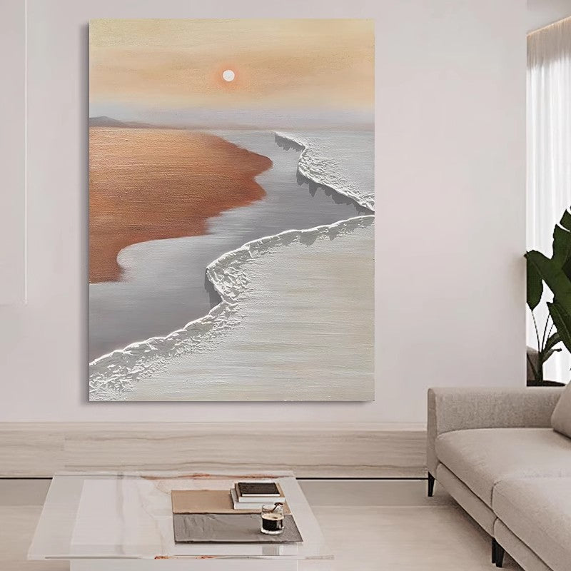 WABI SABI WALL ART - SUNSET SERENITY #Iris007