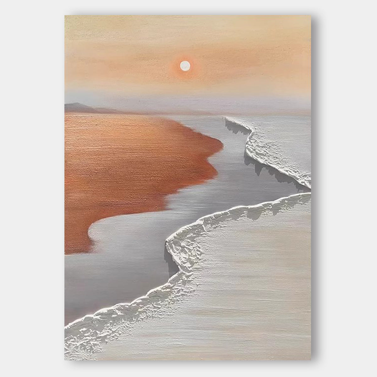 WABI SABI WALL ART - SUNSET SERENITY #Iris007