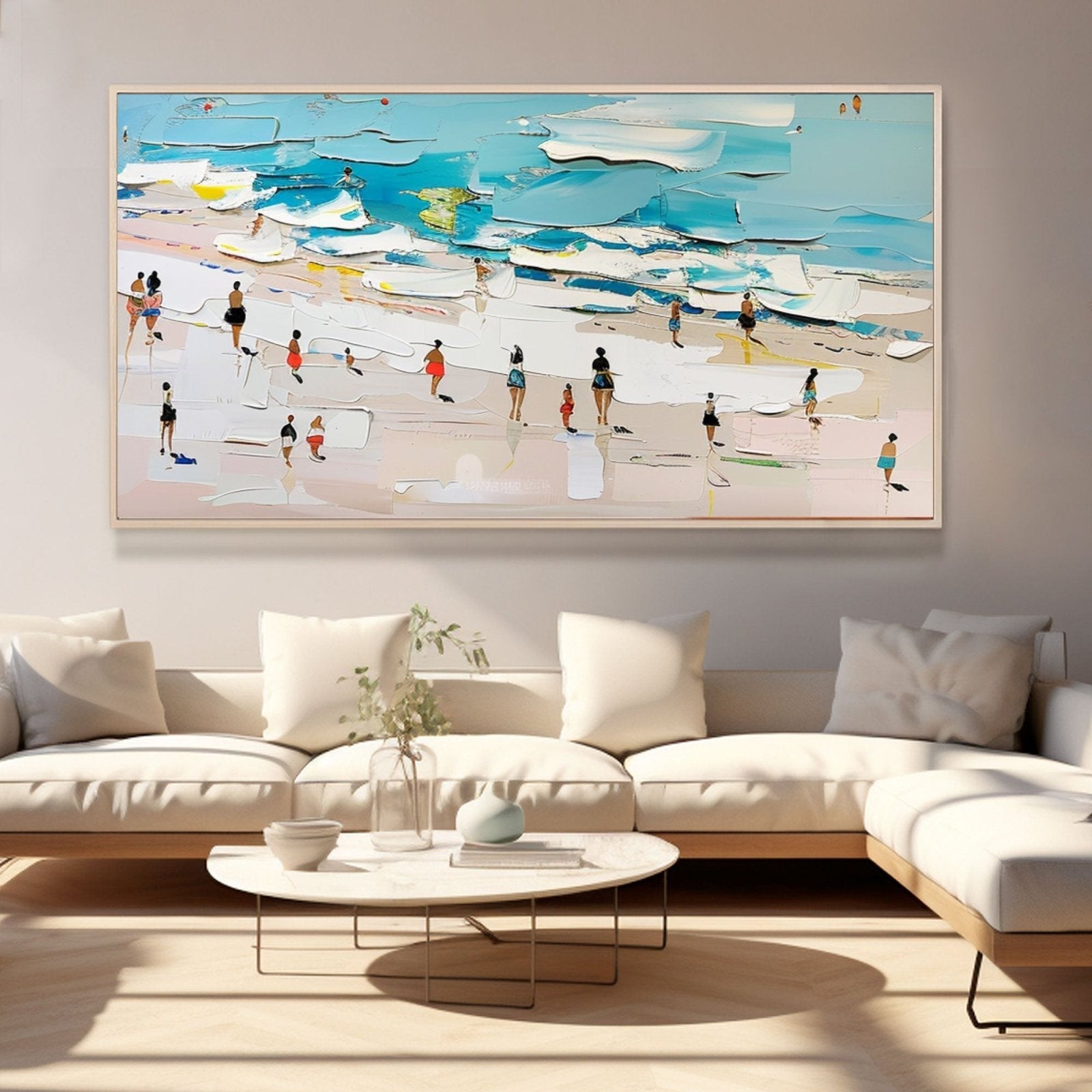 Plaster Wall Art"Beach Day" - nukeart