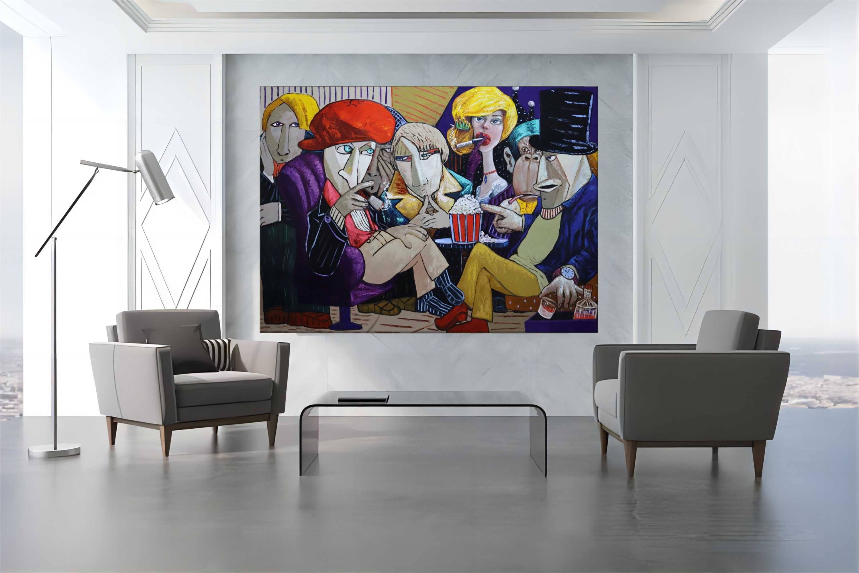 Large Pop Canvas Art Contemporary Pop Artists Original Pop Art People Pop Art Wall Decor