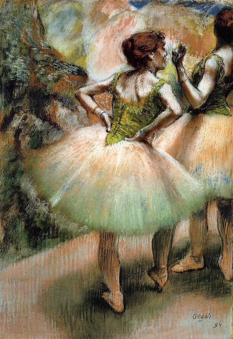 Danseurs Rose et Vert 2