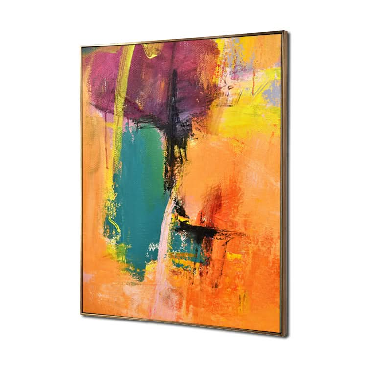 Memories of Autumn - Handmade Modern Abstract Wall Art Painting in Oil on Canvas