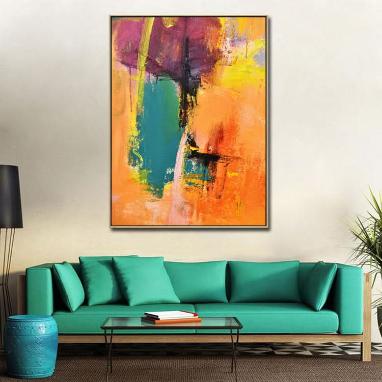 Memories of Autumn - Handmade Modern Abstract Wall Art Painting in Oil on Canvas