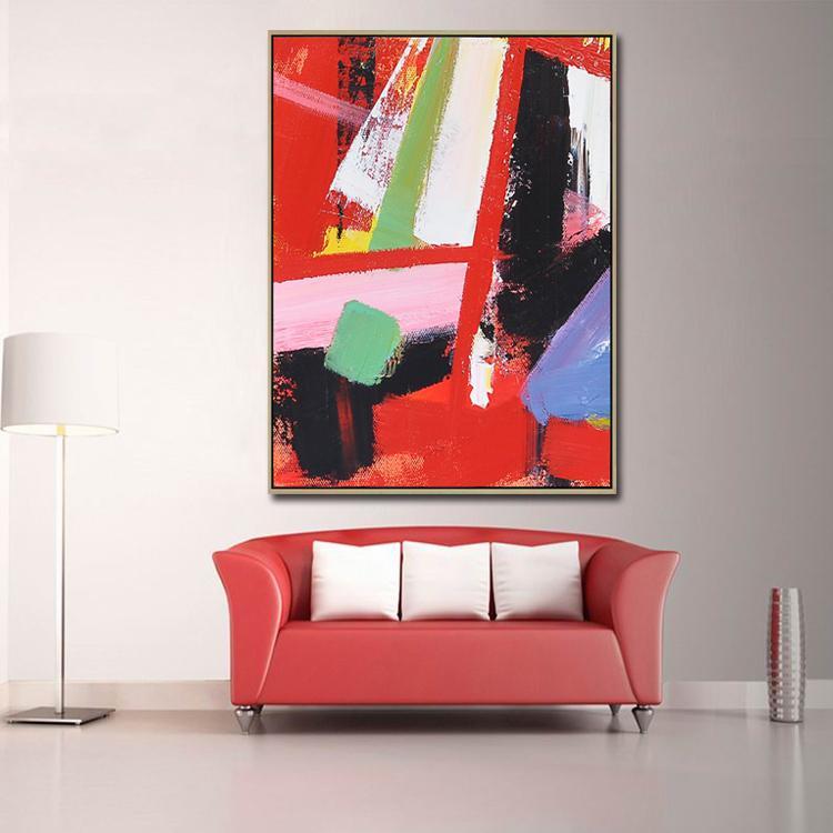 Look Back Nostalgically - Hand Acrylic Painting Abstract Canvas Wall Art Color Oil Painting