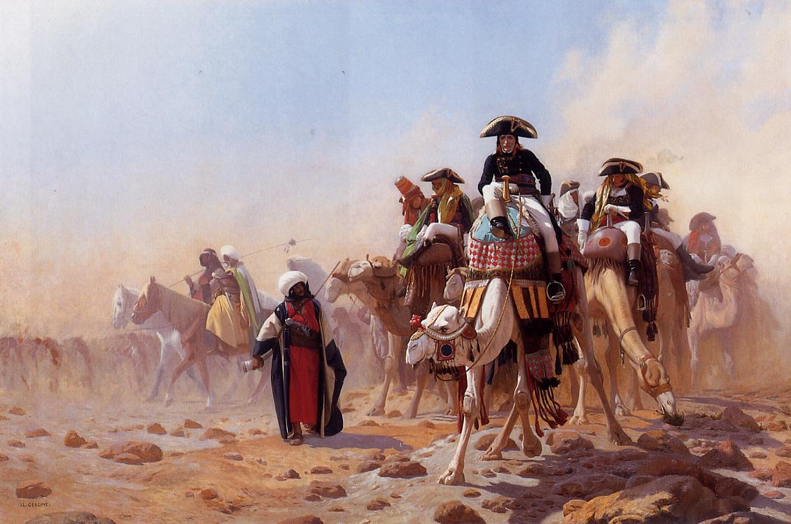 Napoléon et son état-major en Égypte