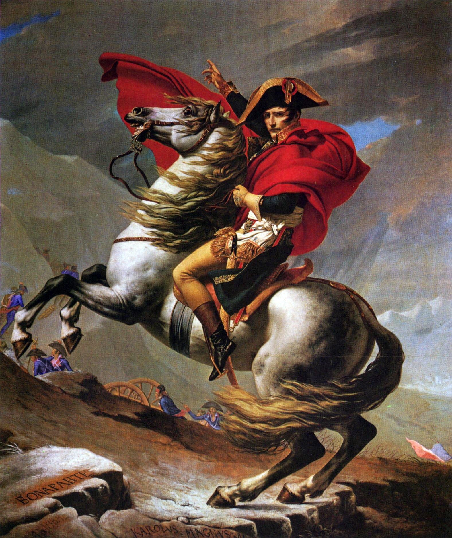 Napoleon überquert die Alpen 3