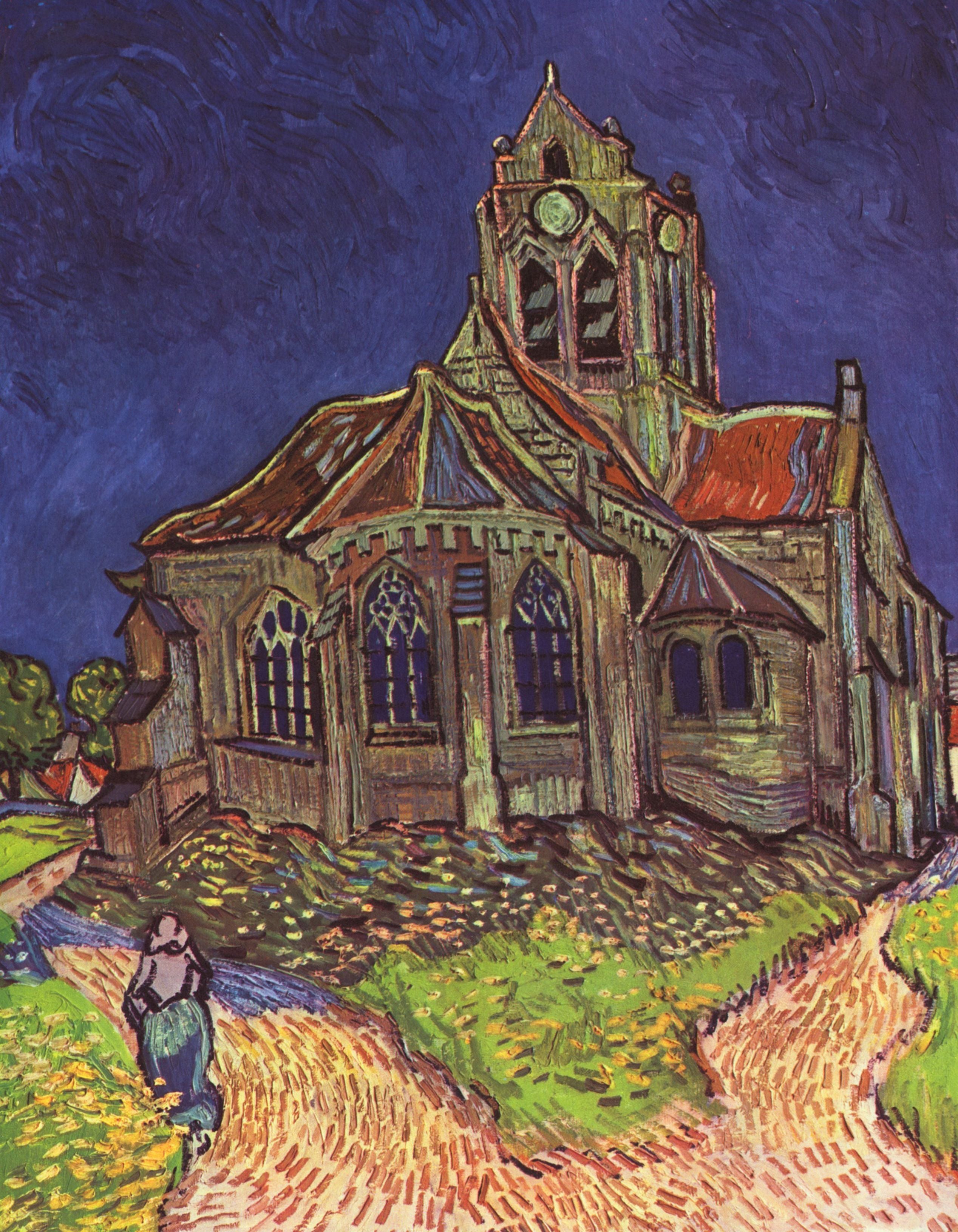 L'église d'Auvers sur Oise