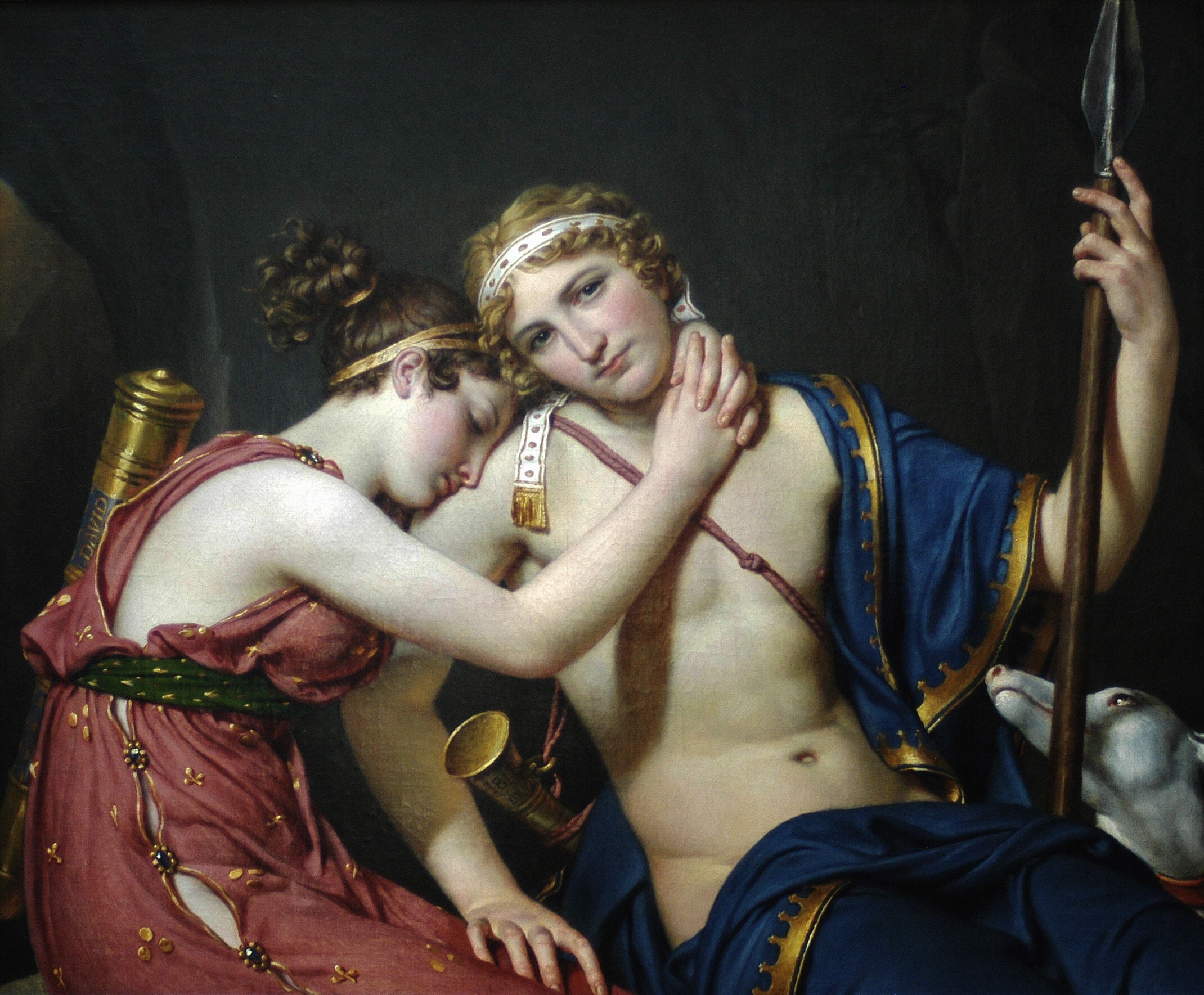 Der Abschied von Telemachus und Eucharis