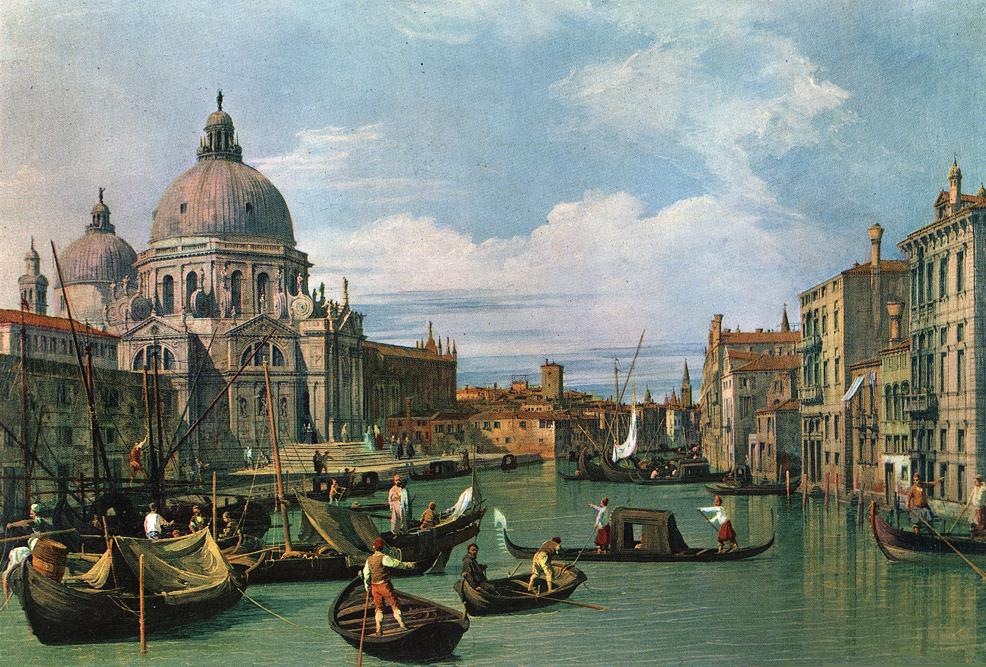 Le Grand Canal à l'église de la Salute 2