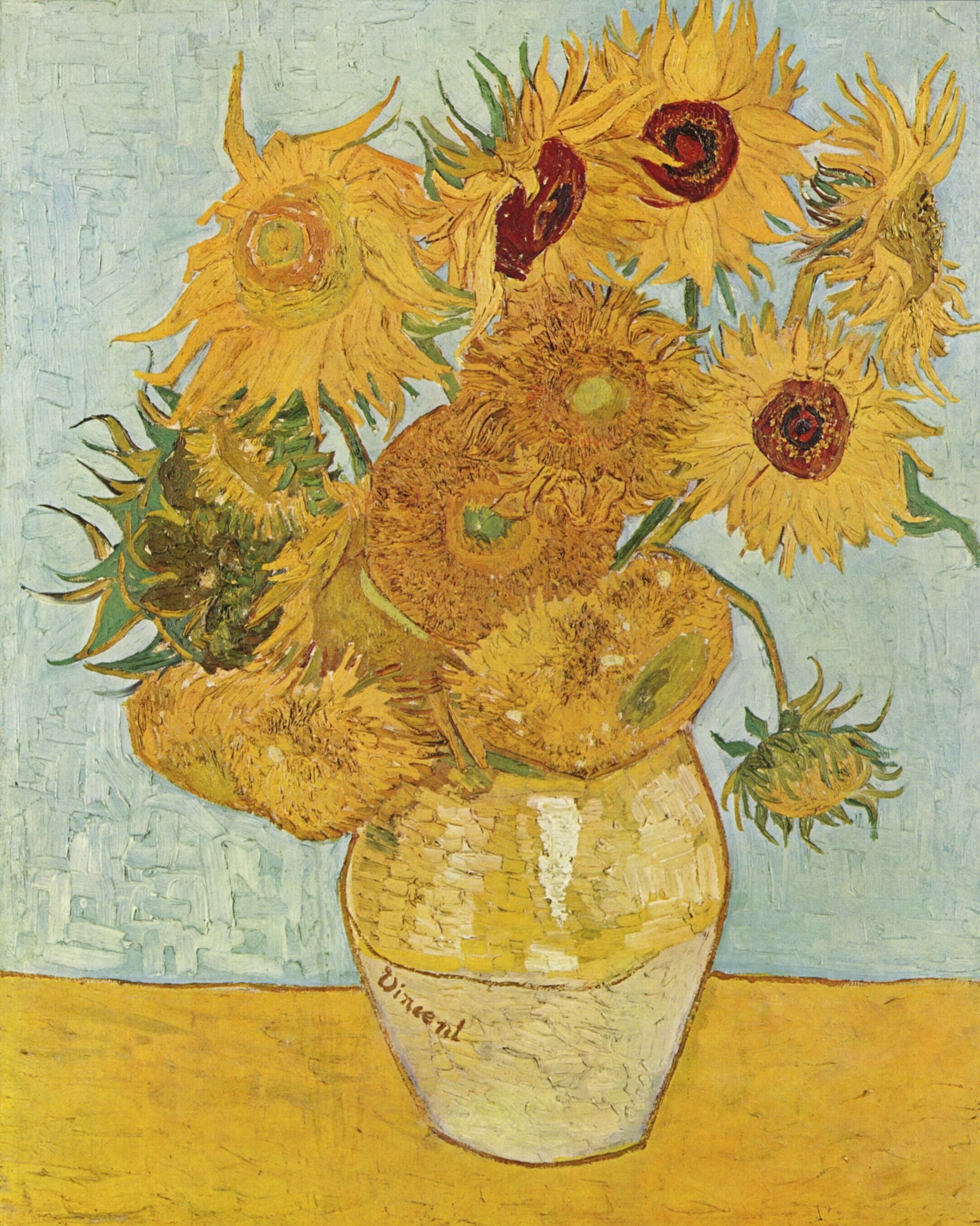 Vase aux douze tournesols 1888