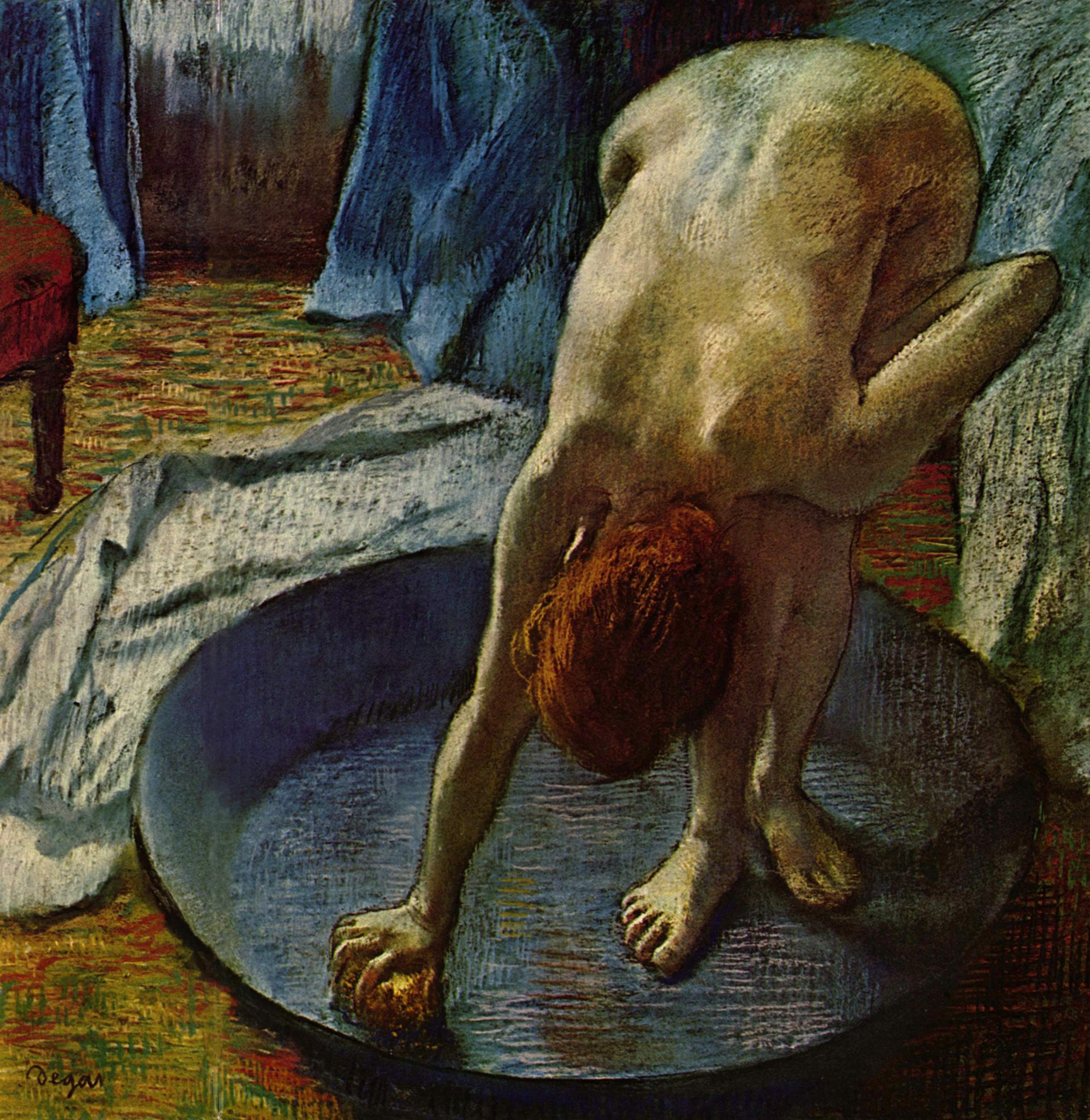 Femme dans la baignoire